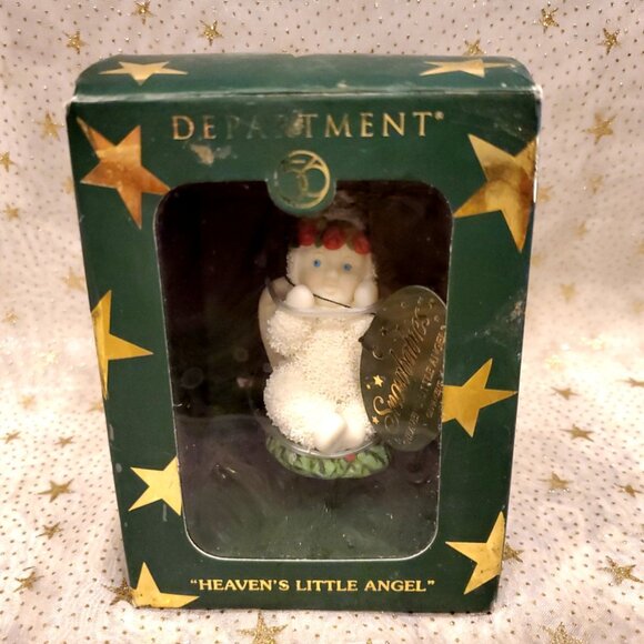 Dept. 56 Snowbabies Ornament Heaven’s Little Angel 69232 Retired - NEW in BOX - Picture 1 of 3